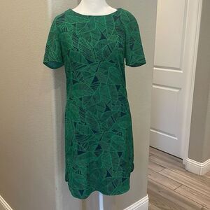Atmosphere Leaf Print MIDI Dress Size 4